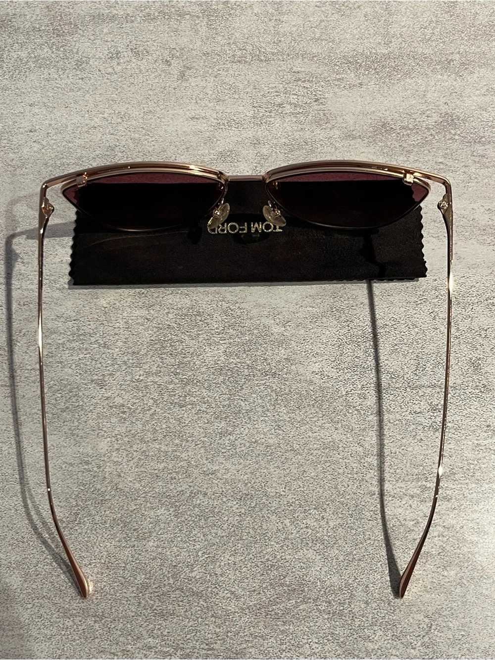 Tom Ford x Veronica tf684, women's oversized cat-eye